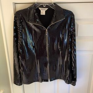 Gorgeous glittery Misook jacket/sweater.